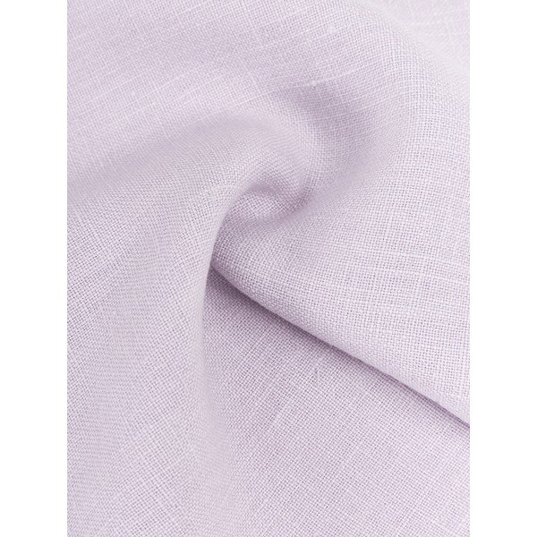 Růžový lněný dekorativní povlak na polštář Westwing Collection Luana, 50 x 50 cm-image-2