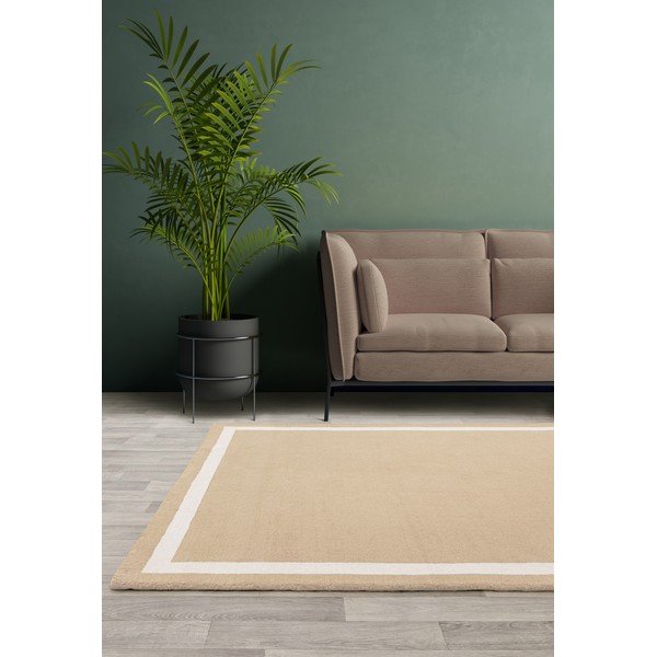 Béžový ručně tkaný vlněný koberec 200x300 cm Albi – Asiatic Carpets-image-1