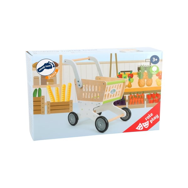 Dětský dřevěný nákupní vozík Legler Shopping-image-1