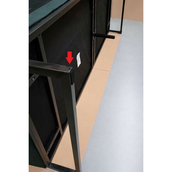 Černá sametová polohovací/rozkládací pohovka 217 cm Adley - II. jakost – CosmoLiving by Cosmopolitan-image-4