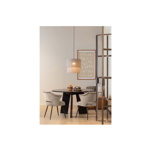 Béžové sametové jídelní židle v sadě 2 ks Sits – Basiclabel -image-1