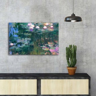 Nástěnná reprodukce na plátně Claude Monet, 45 x 70 cm