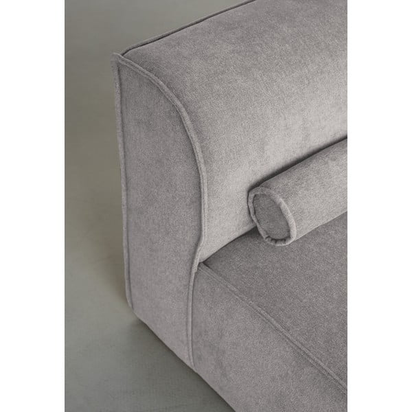 Světle šedý modul pohovky (pravý roh) Flex Felix – Miuform-image-4