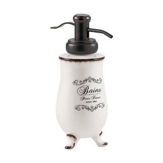 Bílý keramický dávkovač mýdla Sapho Amelie, 400 ml