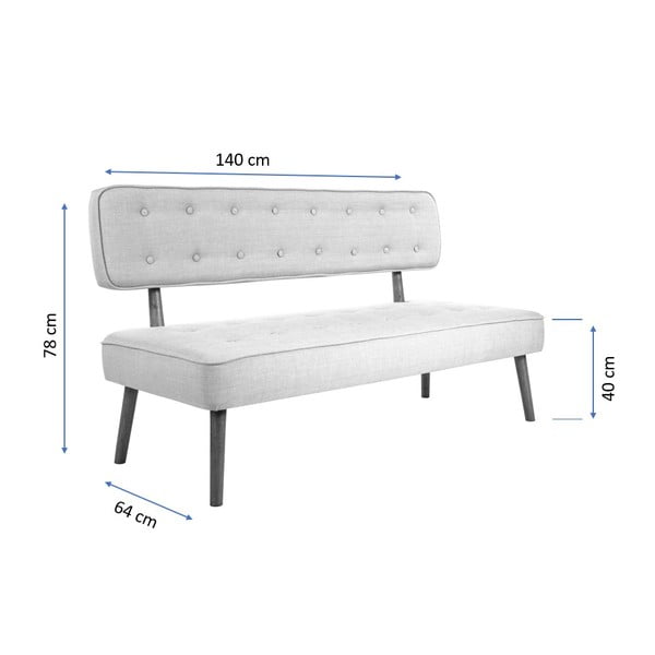 Šedá lavice Westwood – Balcab Home-image-4