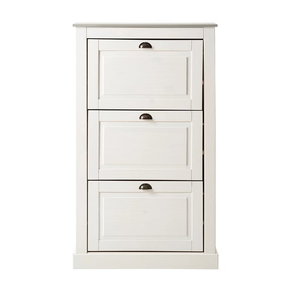 Bílý výklopný botník z borovicového dřeva Toby – Støraa-image-2