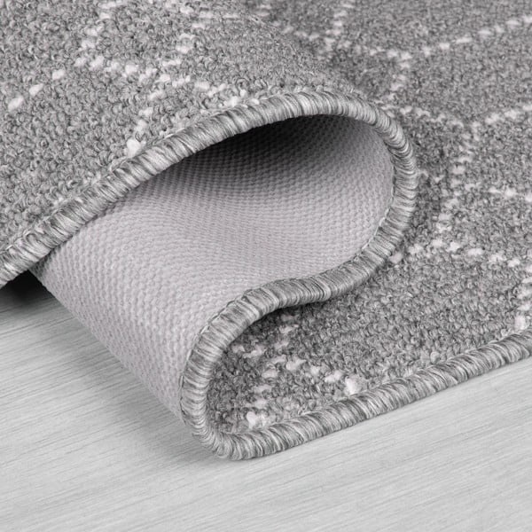 Světle šedý pratelný běhoun 57x230 cm Argyll – Flair Rugs-image-2