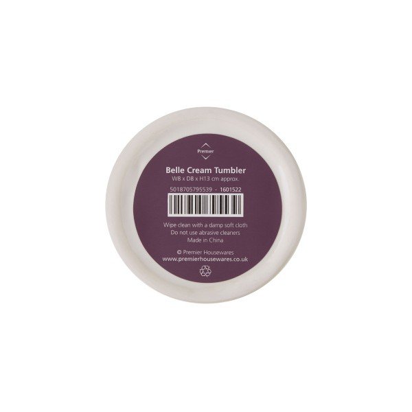 Krémový kelímek z kameniny Premier Housewares Belle, 275 ml-image-3