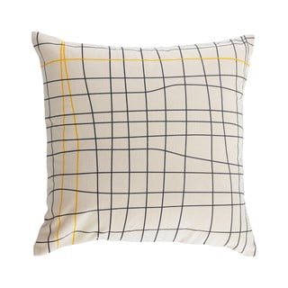 Béžový dětský povlak na polštář z organické bavlny Kave Home Saori Striped 45 x 45 cm