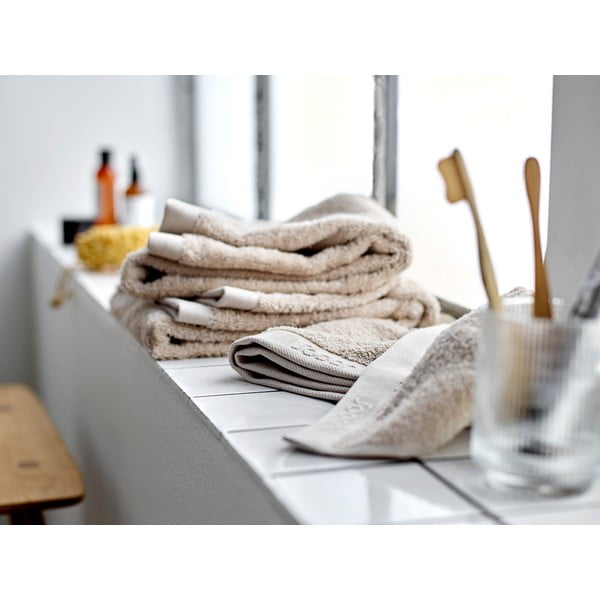 Béžový froté bavlněný ručník 40x60 cm Comfort – Södahl-image-1