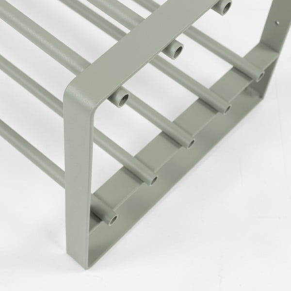 Šedozelený kovový botník 70x29x27 cm Rex – Spinder Design-image-3