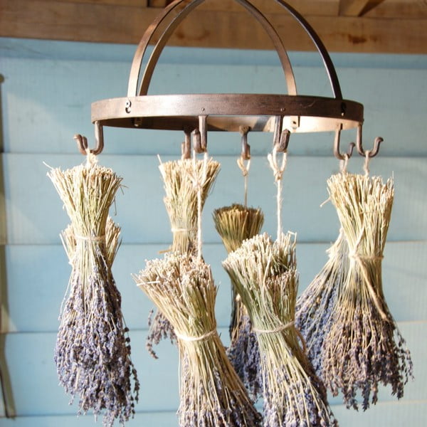 Litinový sušák na bylinky Esschert Design, ⌀ 37,2 cm-image-1