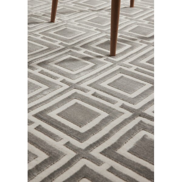Šedo-krémový koberec 160x235 cm Perles Howlite – Elle Decoration-image-4