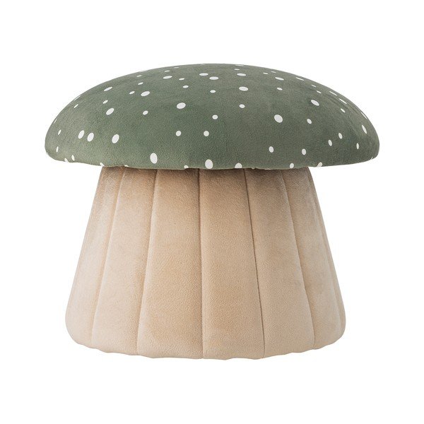 Zelený/béžový dětský puf Lue – Bloomingville Mini