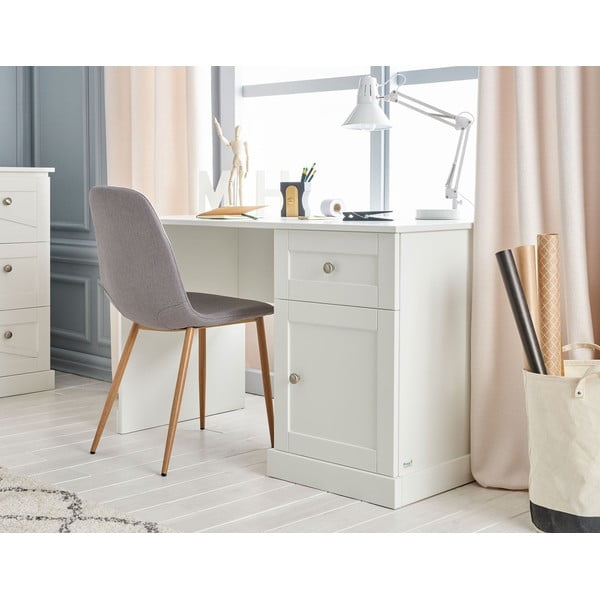 Bílý dětský psací stůl Pinio Marie-image-1