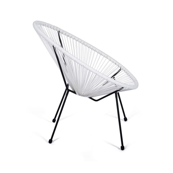Bílé kovové/plastové zahradní křeslo Avocado Comfort – Bonami Selection-image-2