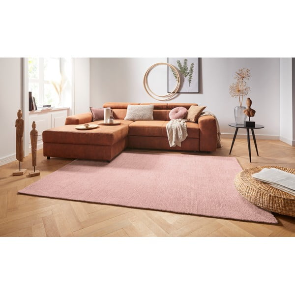 Růžový koberec Mint Rugs Supersoft, 120 x 170 cm-image-1