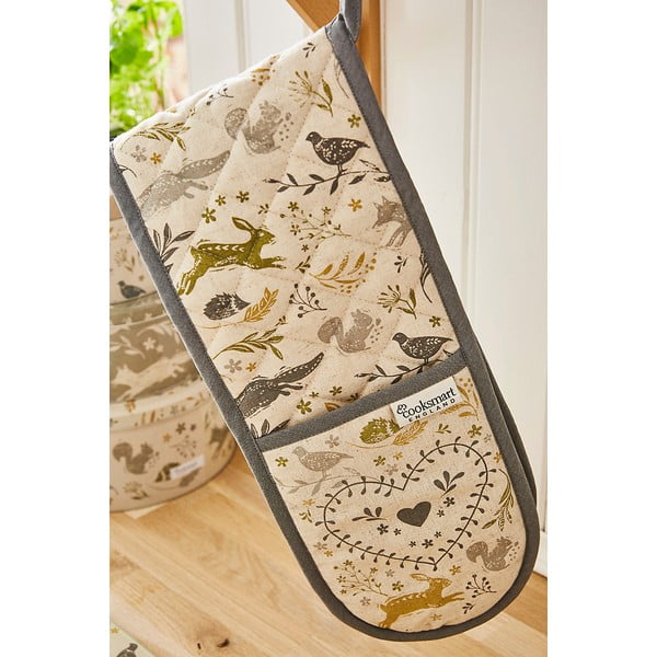 Bavlněná dvojitá kuchyňská chňapka Cooksmart ® Woodie-image-1