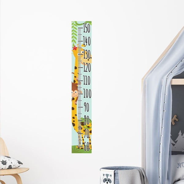 Sada 2 nalepovacích metrů pro zaznamenání dětské výšky Ambiance Savanna-image-3