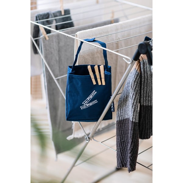Modrý závěsný košík na kolíčky na prádlo Wenko Peg-image-1