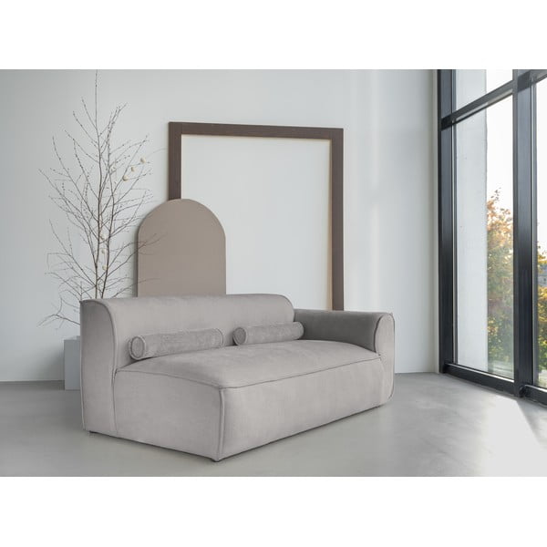 Světle šedý modul pohovky (pravý roh) Flex Felix – Miuform-image-1