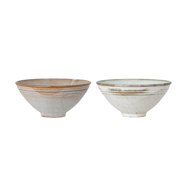 Sada 2 kameninových misek Bloomingville Masami, ø 18 cm