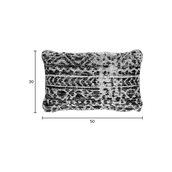 Barevný polštář White Label Liv Blue, 30 x 50 cm-image-4