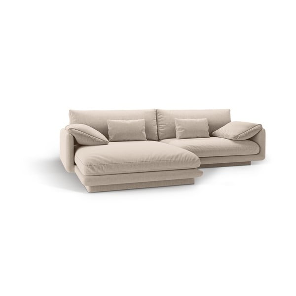 Béžová rohová pohovka (levý roh) Torino – Micadoni Home-image-2