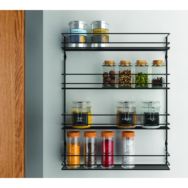 Nástěnný organizér na kořenky z nerezové oceli – Metaltex-image-1