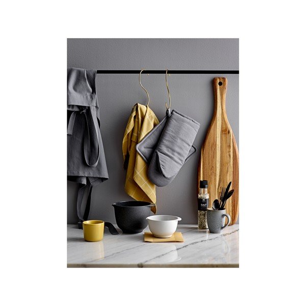 Šedá kuchyňská zástěra z bavlny Södahl-image-1