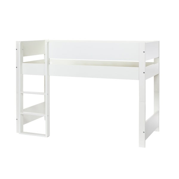 Bílá dětská patrová postel s bezpečnostními postranními pelestmi Manis-h Argos, 90 x 200 cm-image-2