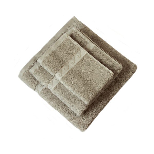 Ručník Wave 50x30, šedý-image-1