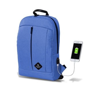 Modrý batoh s USB portem My Valice GALAXY Smart Bag