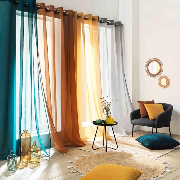 Krémová voálová záclona 140x240 cm Casual – douceur d'intérieur-image-4