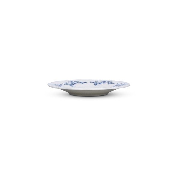 Bílý/modrý porcelánový podšálek ø 12 cm Retro – BonBistro-image-2