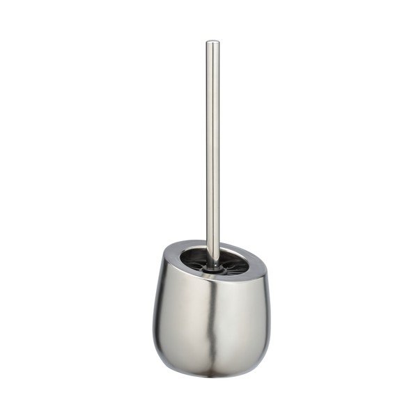Keramická WC štětka v matně stříbrné barvě Badi - Wenko-image-2