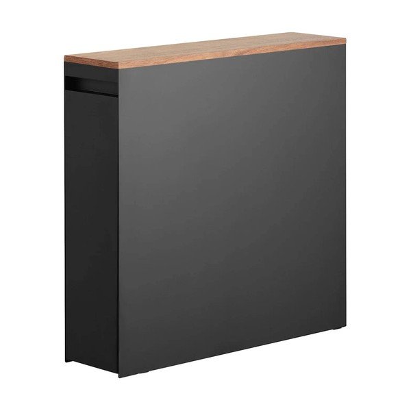 Černý kovový koupelnový regál 14x55 cm Tower – YAMAZAKI
