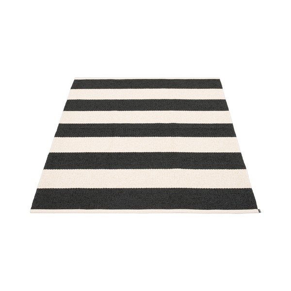 Černo-bílý vnitřní a venkovní koberec 140x180 cm Bob Black Vanilla – Pappelina