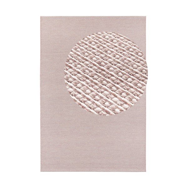 Růžový koberec vhodný i na ven Elle Decoration Secret Millau, 80 x 150 cm