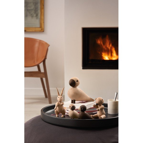 Soška z masivního dubového dřeva Kay Bojesen Denmark Songbird Alfred-image-3