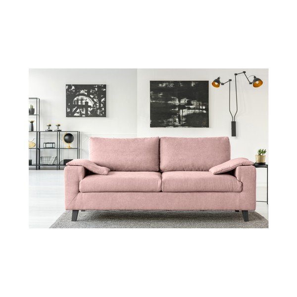 Světle růžová pohovka pro tři Cosmopolitan desing Munich-image-3
