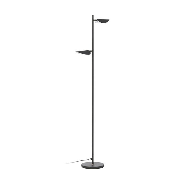 Černá LED stojací lampa (výška 150 cm) Veleira – Kave Home