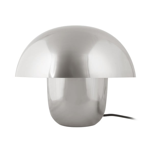 Stolní lampa ve stříbrné barvě s kovovým stínidlem (výška 35 cm) Fat Mushroom – Leitmotiv