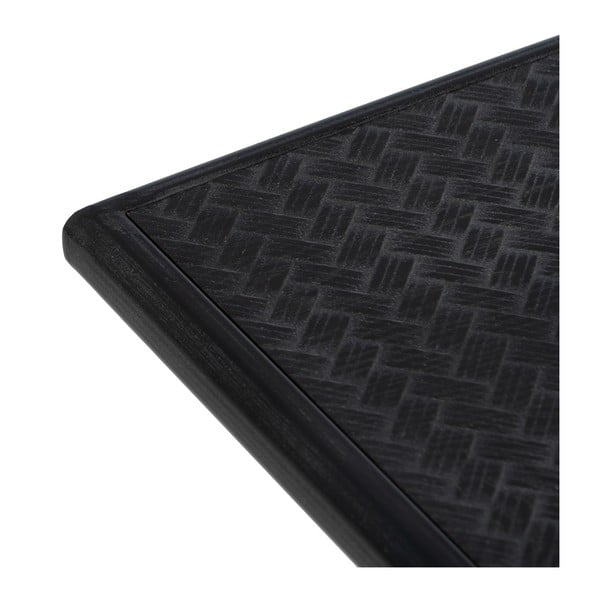 Černý kovový konzolový stolek 38x120 cm Oslo – Ixia-image-3