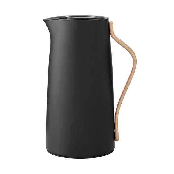 Černá termokonvice z nerezové oceli 1,2 l Emma – Stelton