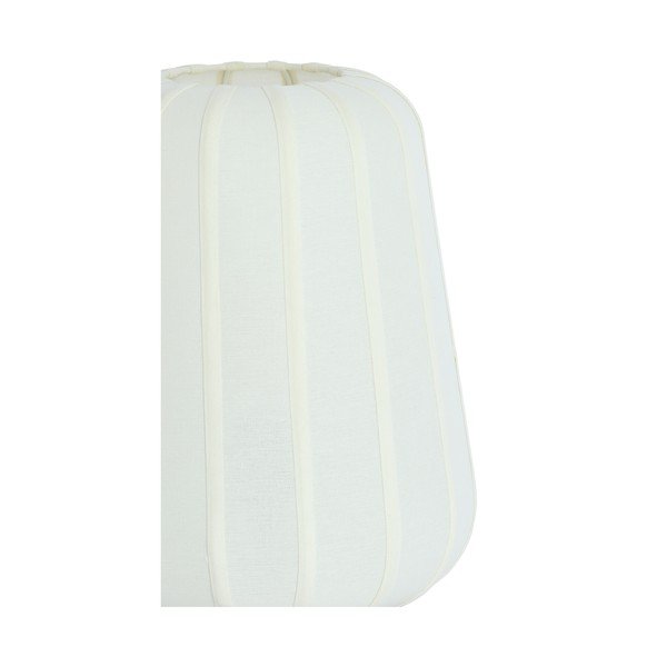 Bílá kovová stolní lampa s textilním stínidlem (výška 29 cm) Bibia – Light & Living-image-3