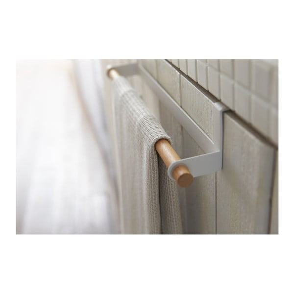 Bílý závěsný držák na utěrky YAMAZAKI Tosca-image-2