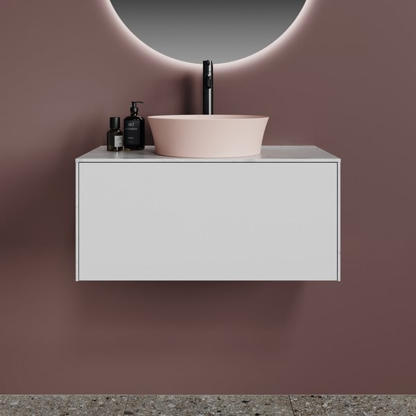 Světle růžové keramické kulaté umyvadlo ø 40 cm Ipalyss – Ideal Standard-image-1