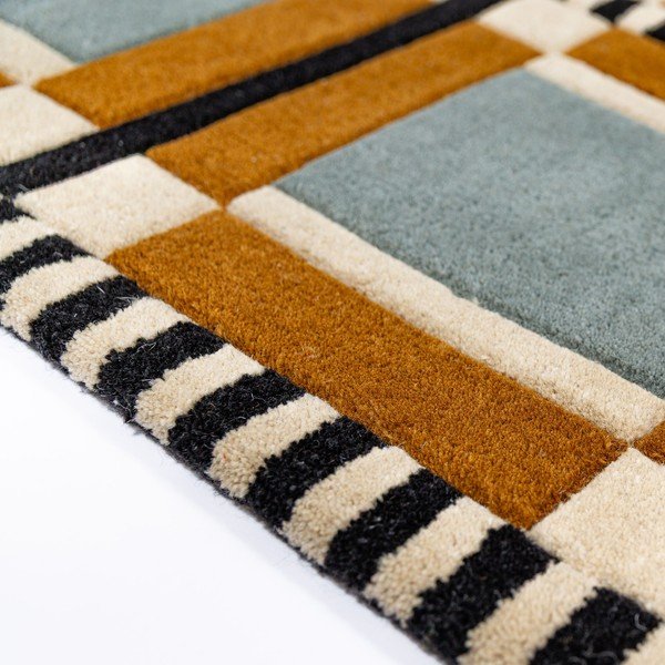 Ručně tkaný vlněný koberec 200x290 cm Quadro Wool – Flair Rugs-image-3