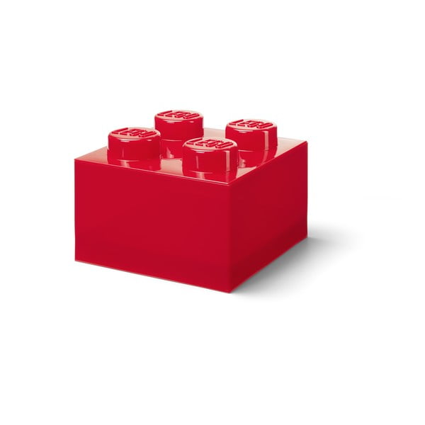 Červený plastový dětský úložný box 25x25x18 cm – LEGO®-image-3